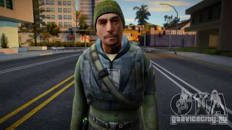 Half-Life 2 Rebels Male v9 для GTA San Andreas