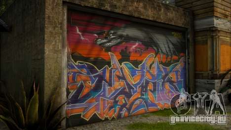 Grove CJ Garage Graffiti v8