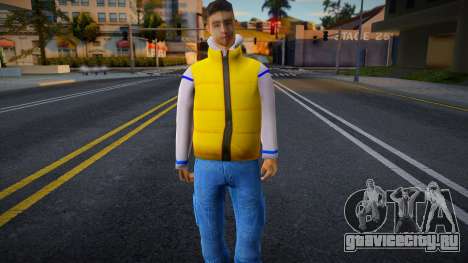 Парень в желтой куртке для GTA San Andreas