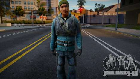 Half-Life 2 Rebels Male v5 для GTA San Andreas
