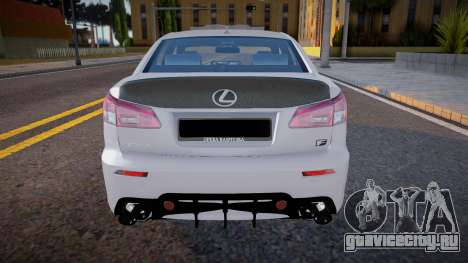 Lexus IS F Oper для GTA San Andreas