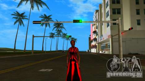 Black Girl Long Hair для GTA Vice City