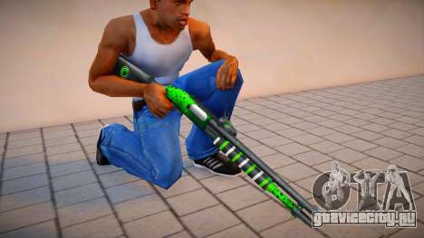 Green Chromegun Toxic Dragon by sHePard для GTA San Andreas