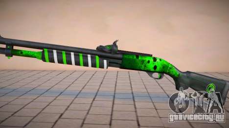 Green Chromegun Toxic Dragon by sHePard для GTA San Andreas