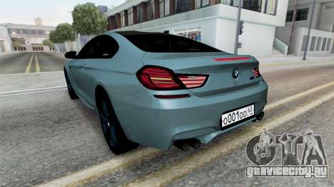BMW M6 Coupe (F13) William для GTA San Andreas