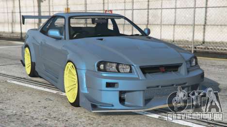 Nissan Skyline Cyan Azure