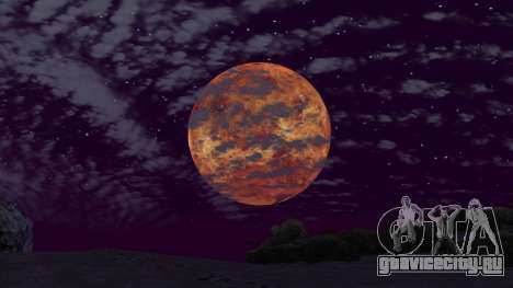 Планета Венера вместо луны для GTA San Andreas