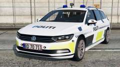 Volkswagen Passat Variant Danish Police [Add-On] для GTA 5