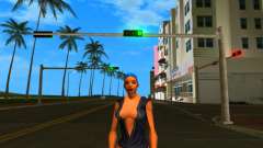 Девушка с голубыми волосами для GTA Vice City