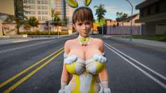 DOAXVV Sexy Hitomi Bunny Clock Yellow для GTA San Andreas