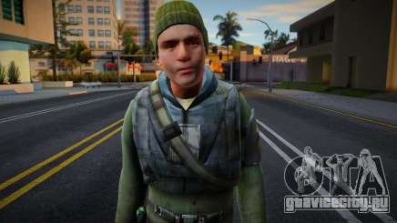 Half-Life 2 Rebels Male v6 для GTA San Andreas
