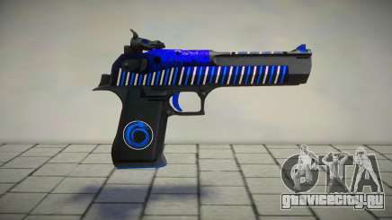 Blue Desert Eagle Toxic Dragon by sHePard для GTA San Andreas