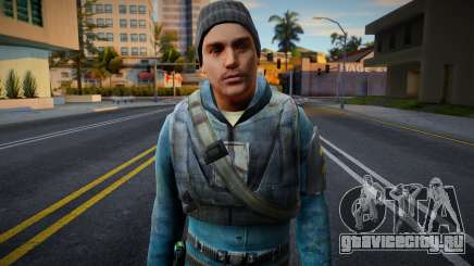 Half-Life 2 Rebels Male v2 для GTA San Andreas