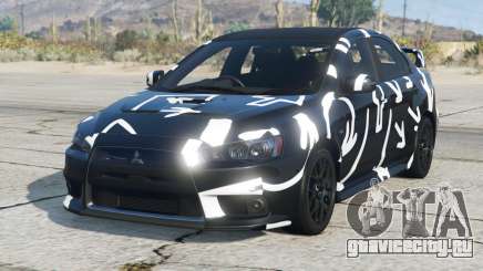 Mitsubishi Lancer Evolution X Gunmetal для GTA 5