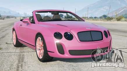 Bentley Continental Supersports ISR Convertible 2011 Cyclamen [Add-On] для GTA 5