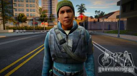Half-Life 2 Rebels Male v5 для GTA San Andreas