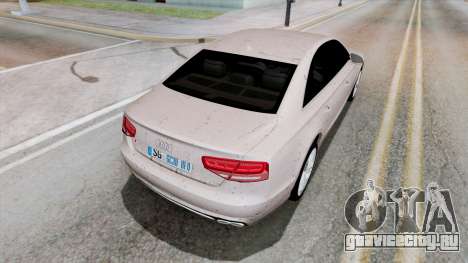 Audi S8 Quill Gray для GTA San Andreas