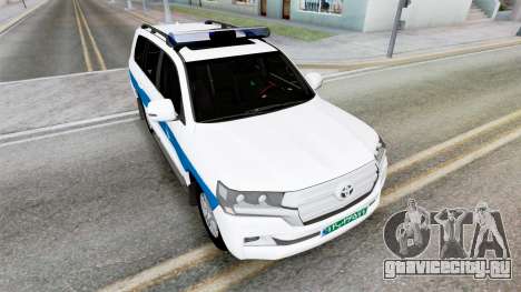 Toyota Land Cruiser Police Aqua Squeeze для GTA San Andreas