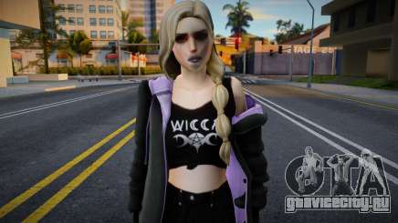 Girl Black Outfit для GTA San Andreas