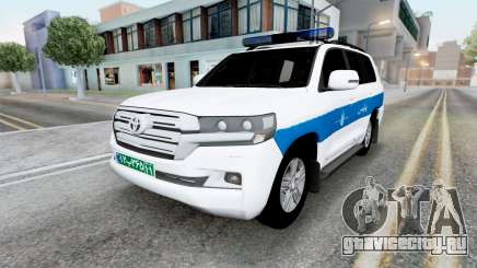 Toyota Land Cruiser Police Aqua Squeeze для GTA San Andreas
